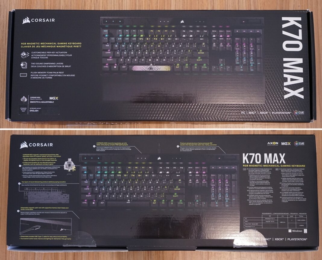 Corsair K70 MAX RGB Mechanical Keyboard – Unboxing and Review | UnbxTech